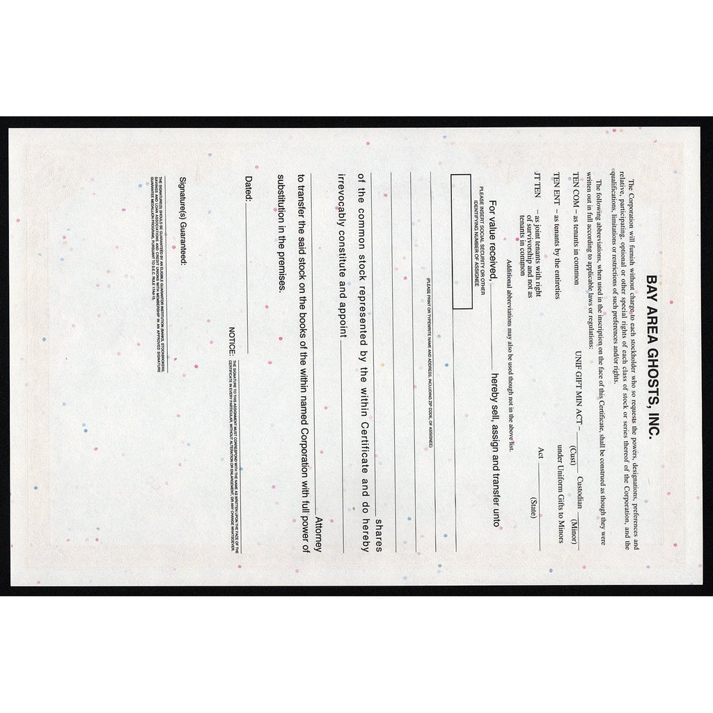 Bay Area Ghosts, Inc.