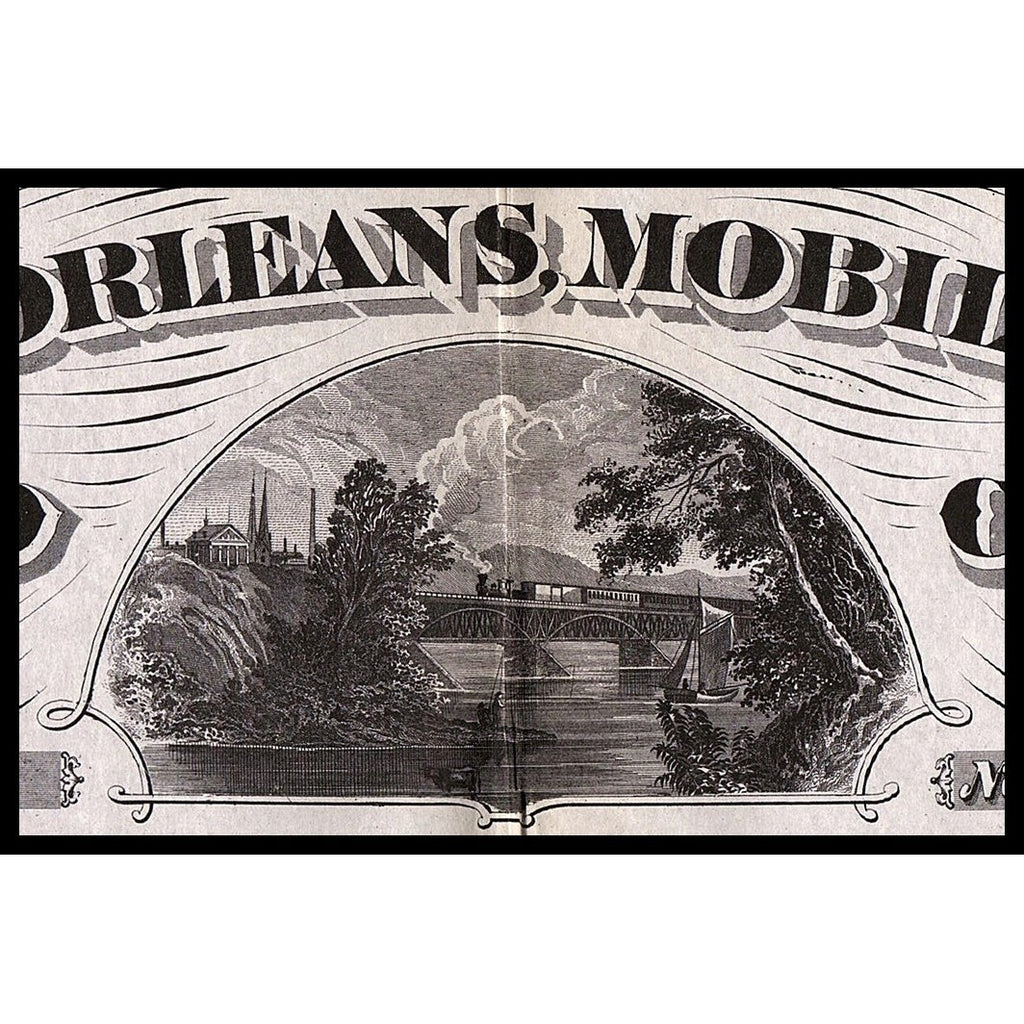 The New Orleans, Mobile and Texas Railroad Company 1873 Bond Certificate