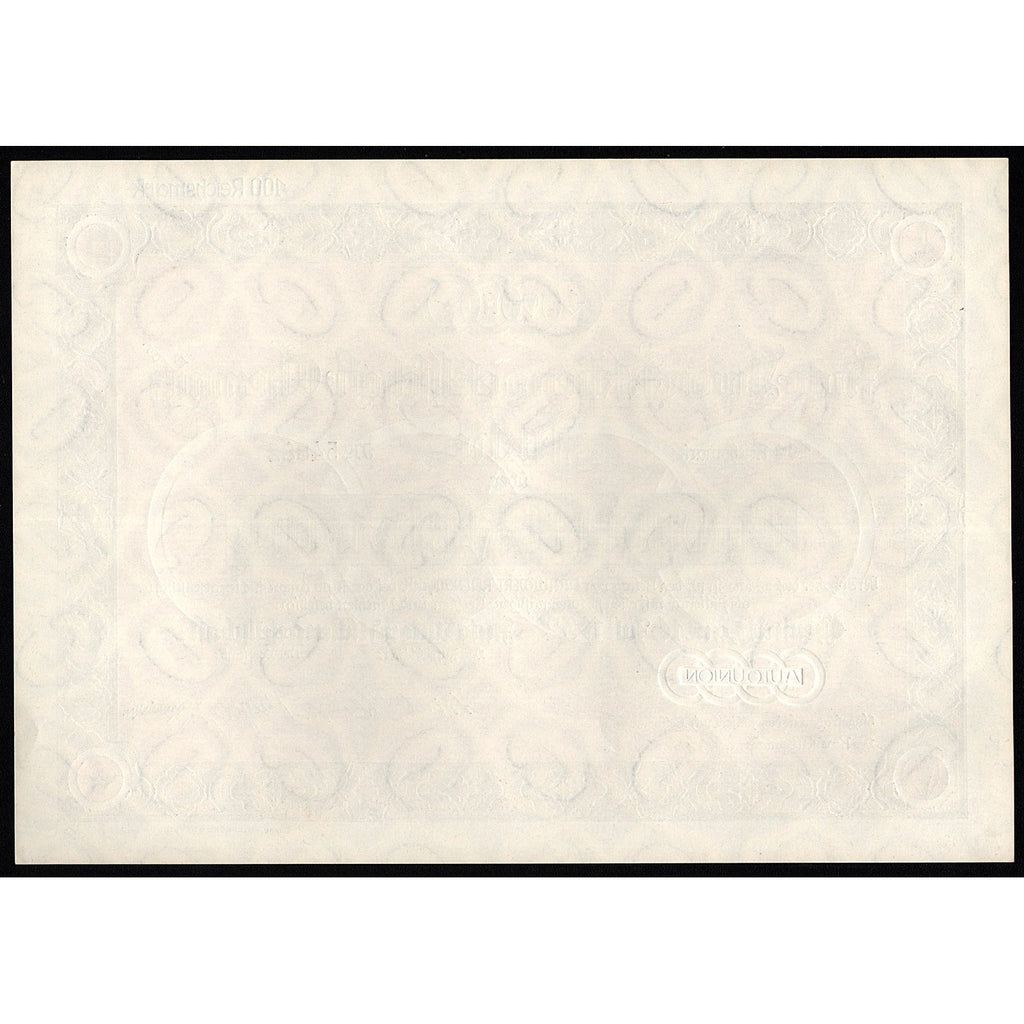 AUDI - Auto Union Aktiengesellschaft Chemnitz (uncancelled)