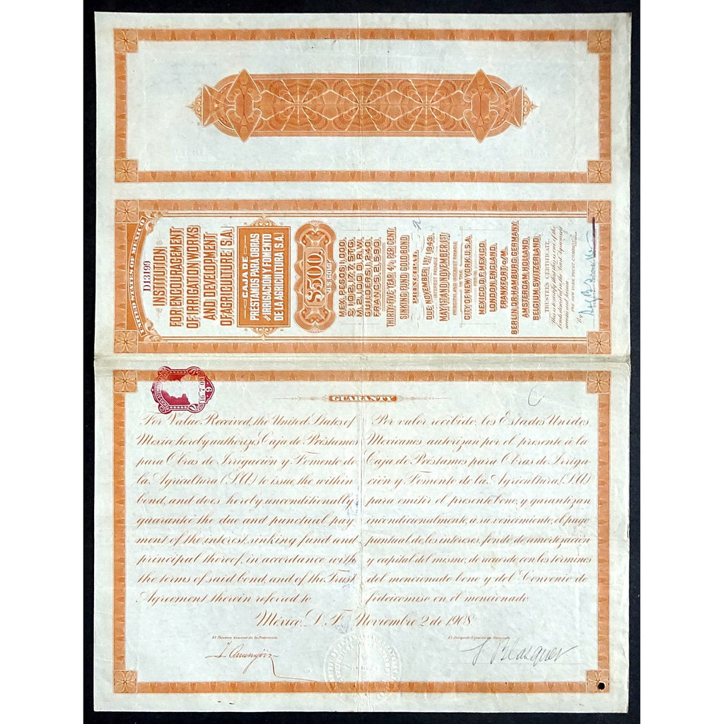 Institution for Encouragement of Irrigation Works and Development of Agriculture