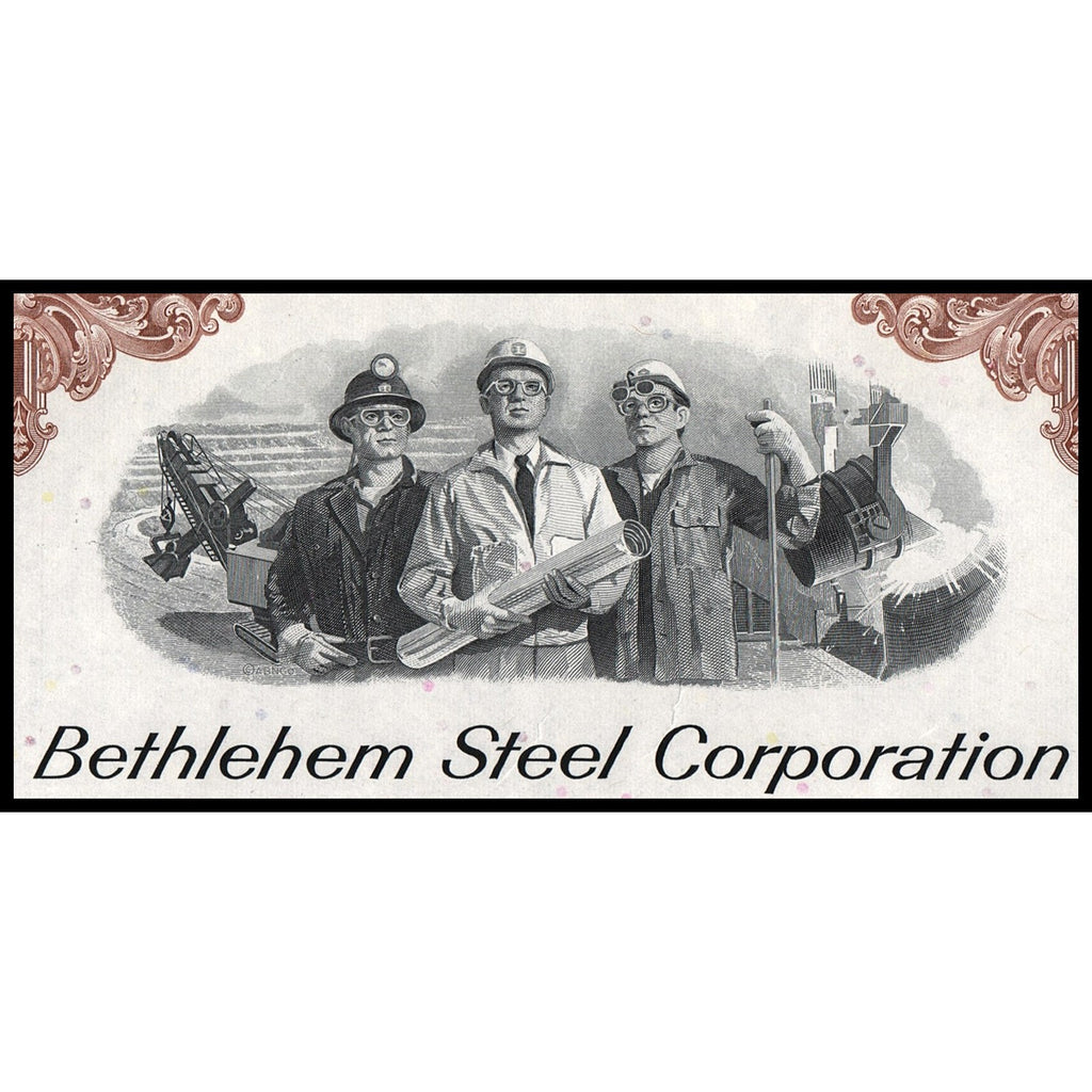 Bethlehem Steel Corporation Stock Certificate