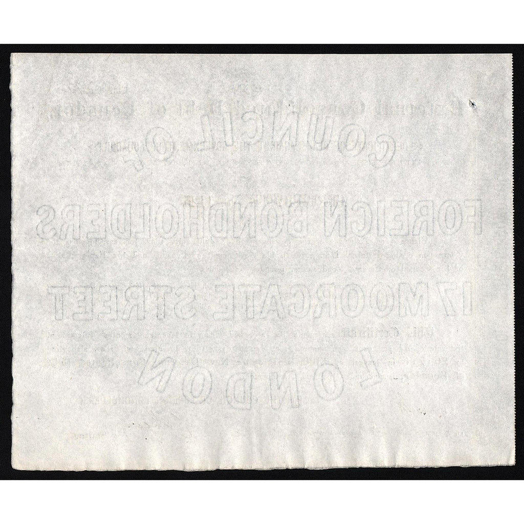 New External Consolidated Debt of Ecuador - £100