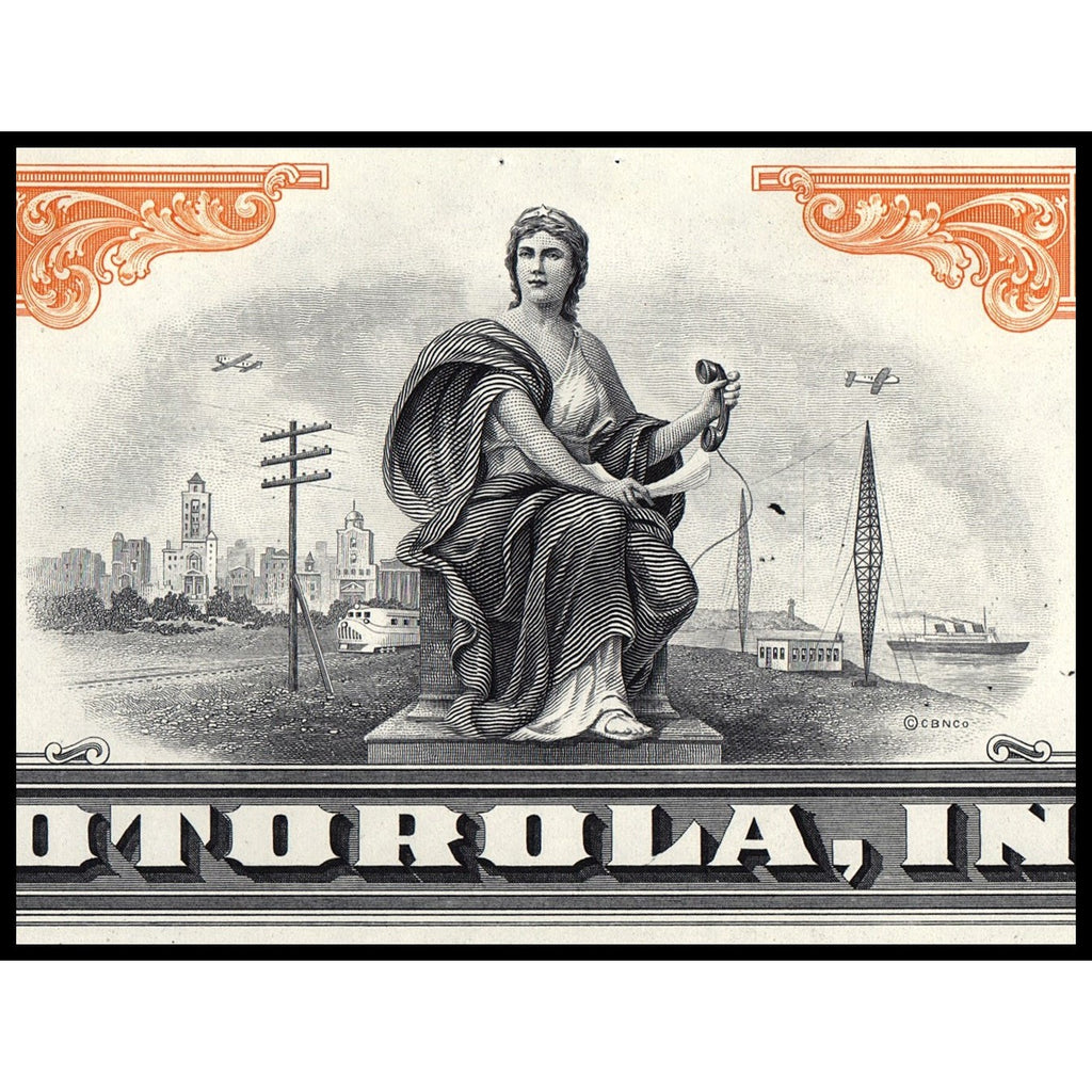 Motorola, Inc. Stock Certificate