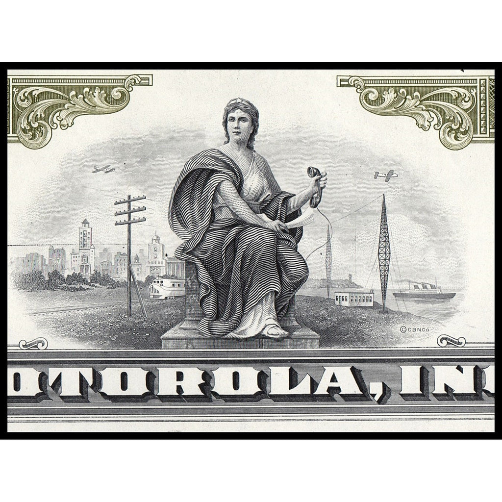 Motorola, Inc. Stock Certificate