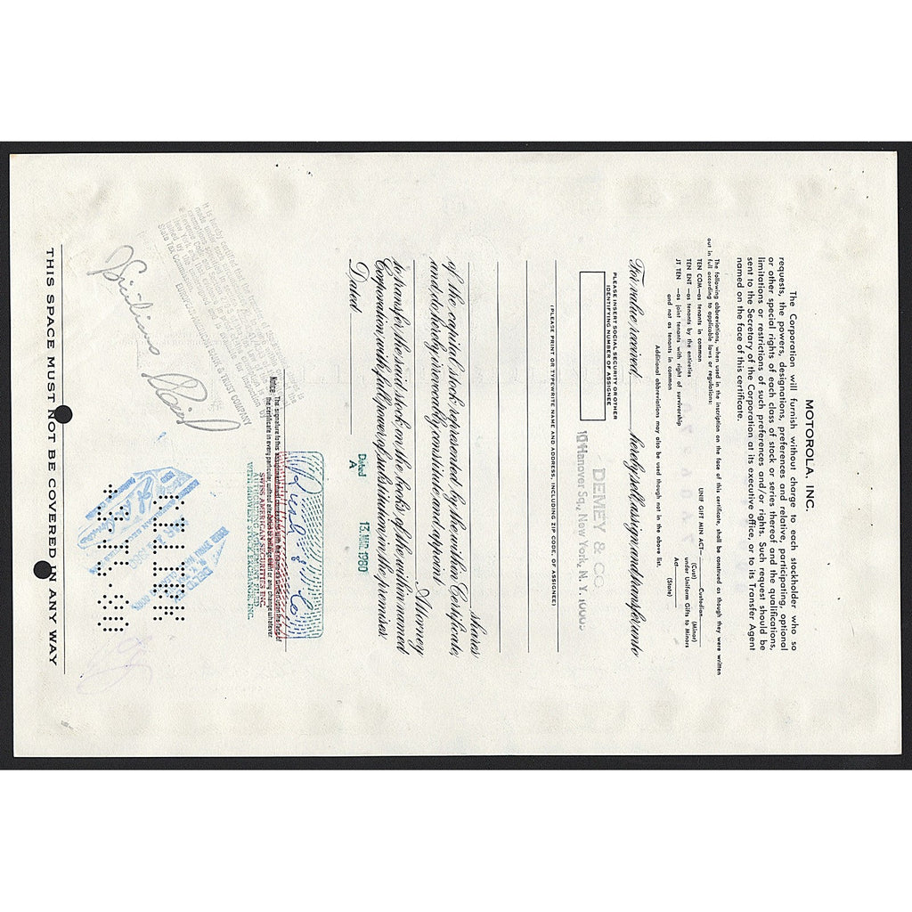 Motorola, Inc. (Telecom & Phones)