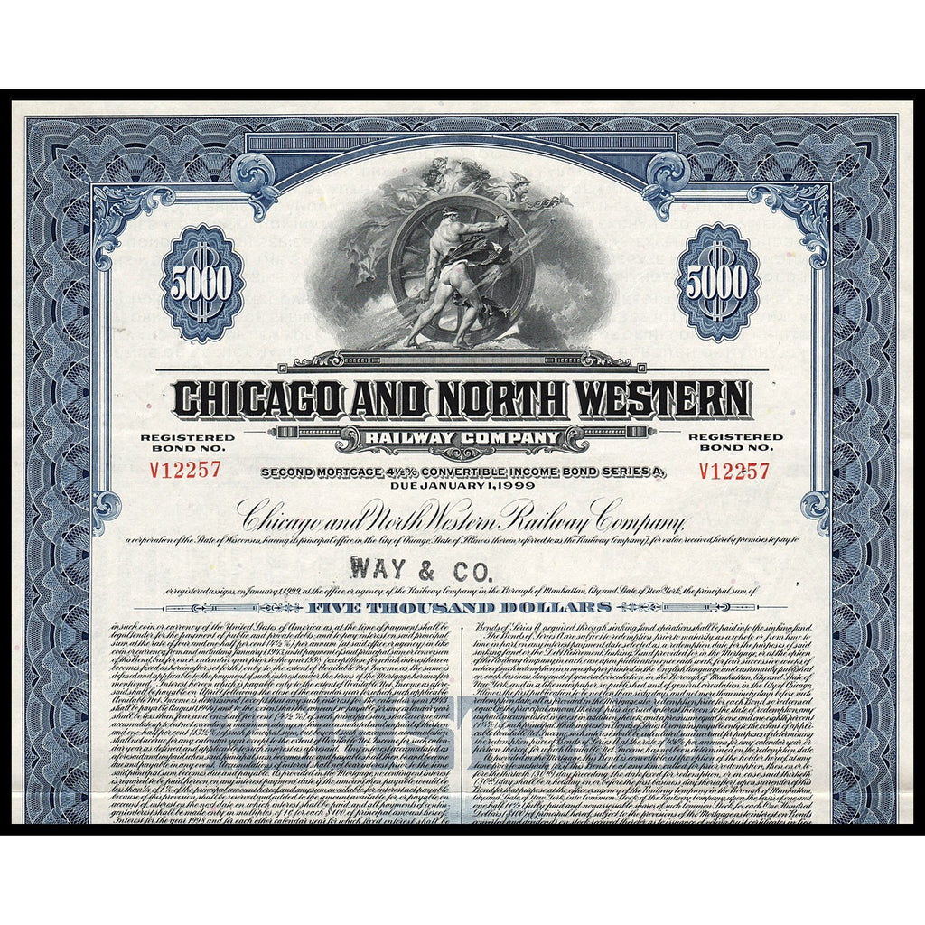 Chicago and North Western Railway Company Bond