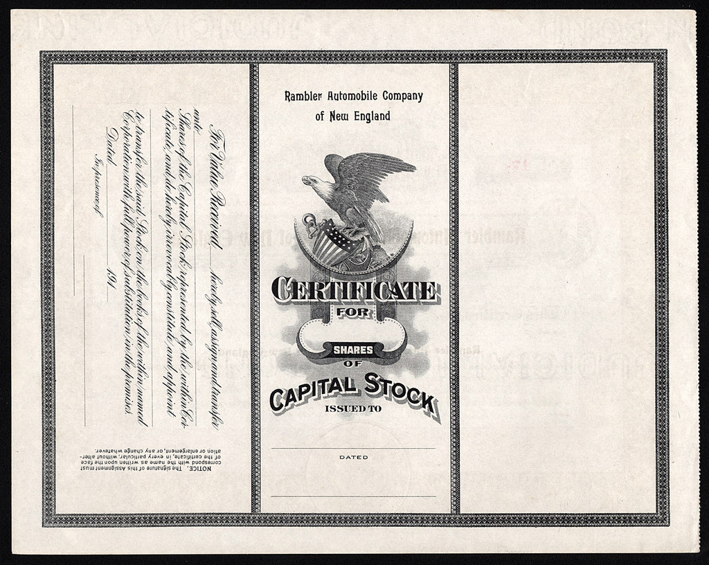 Rambler Automobile Company of New England