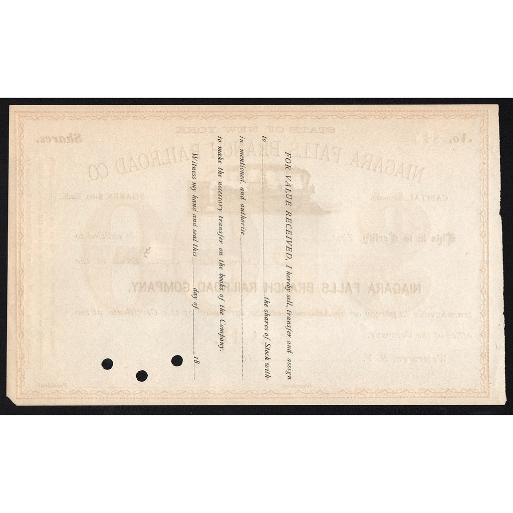 Niagara Falls Branch Railroad Co.