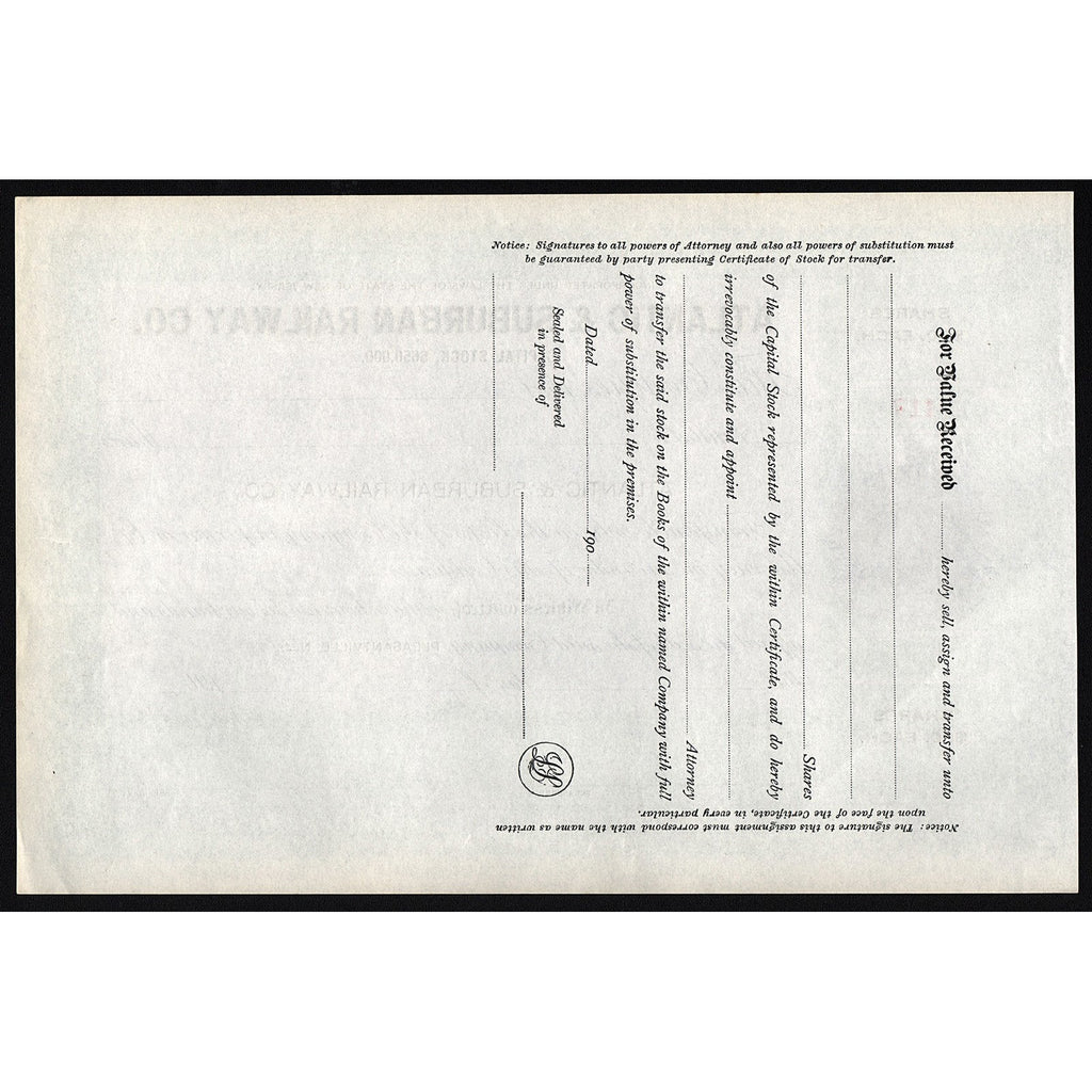 Atlantic & Suburban Railway Co.