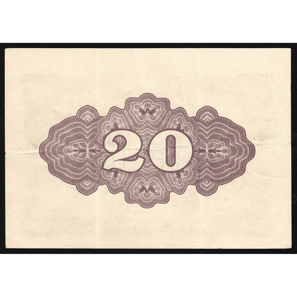 Japanese War Bond, 20 Yen