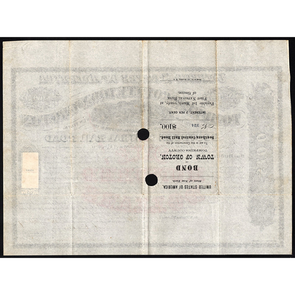 Tompkins County, Town of Groton - Southern Central Rail Road