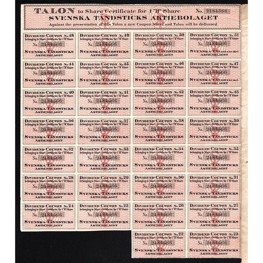 Svenska Tändsticks Aktiebolaget (Swedish Match Company)