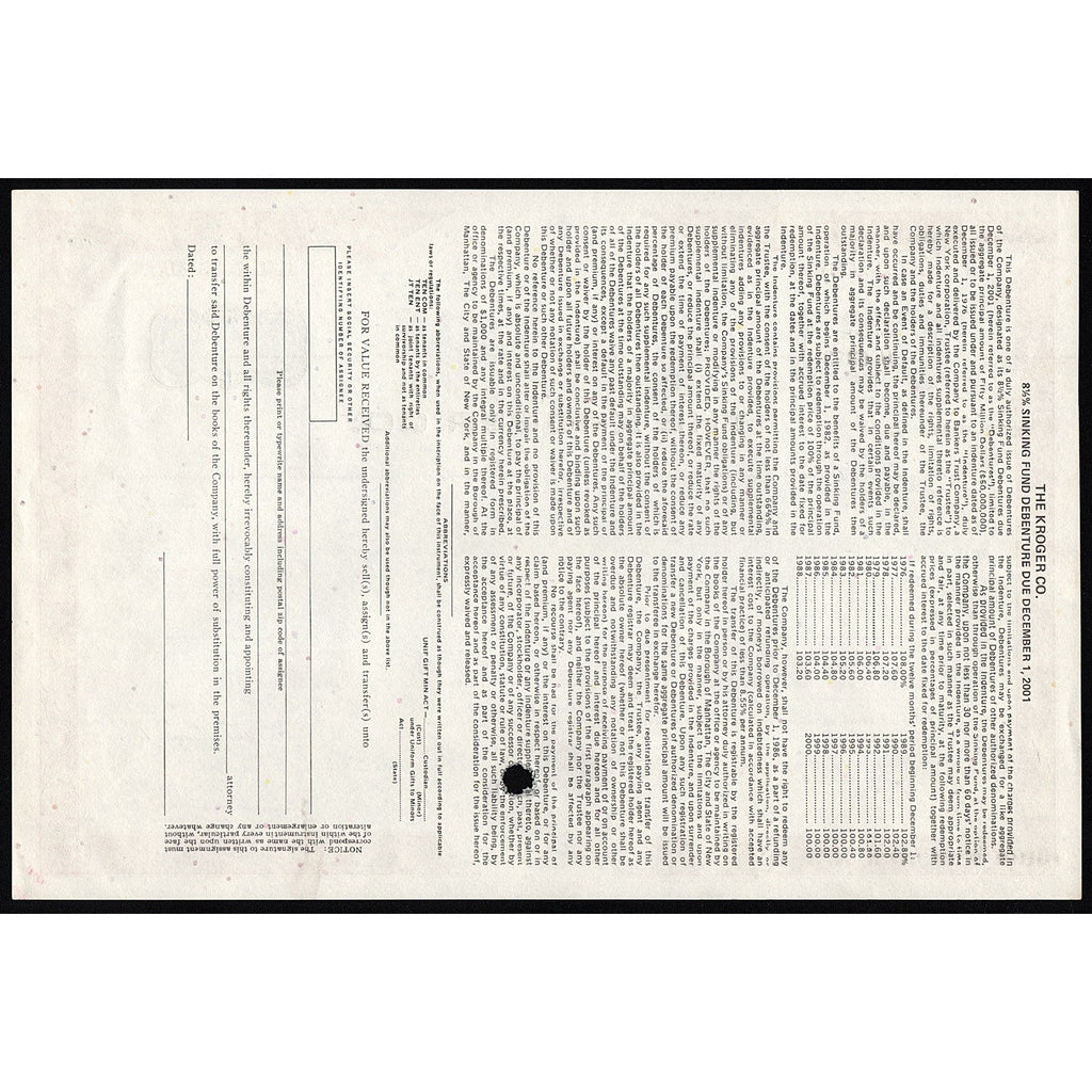 The Kroger Co. (Supermarkets)