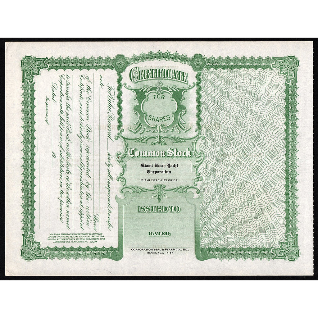 Miami Beach Yacht Corporation