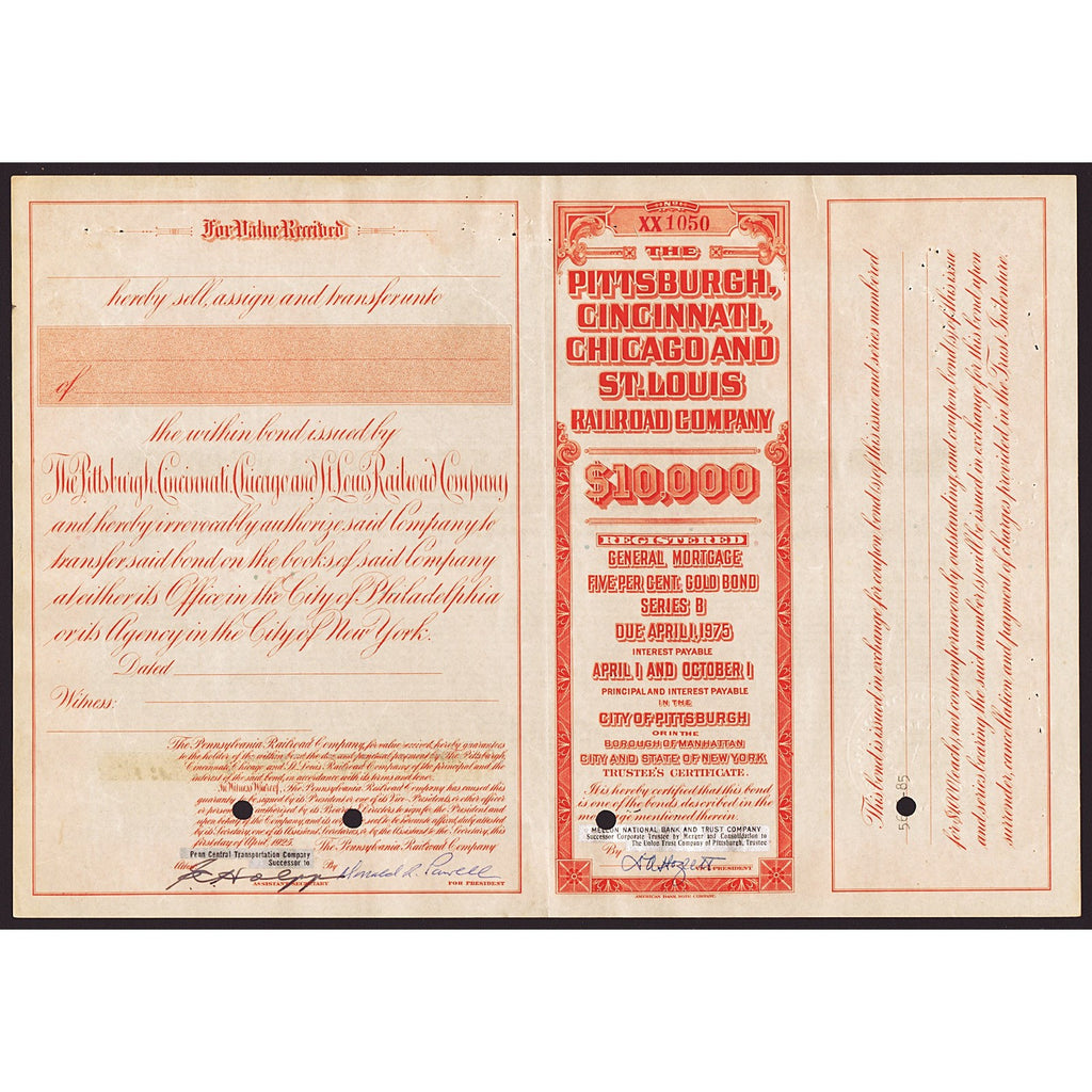 The Pittsburgh, Cincinnati, Chicago and St. Louis Railroad Company