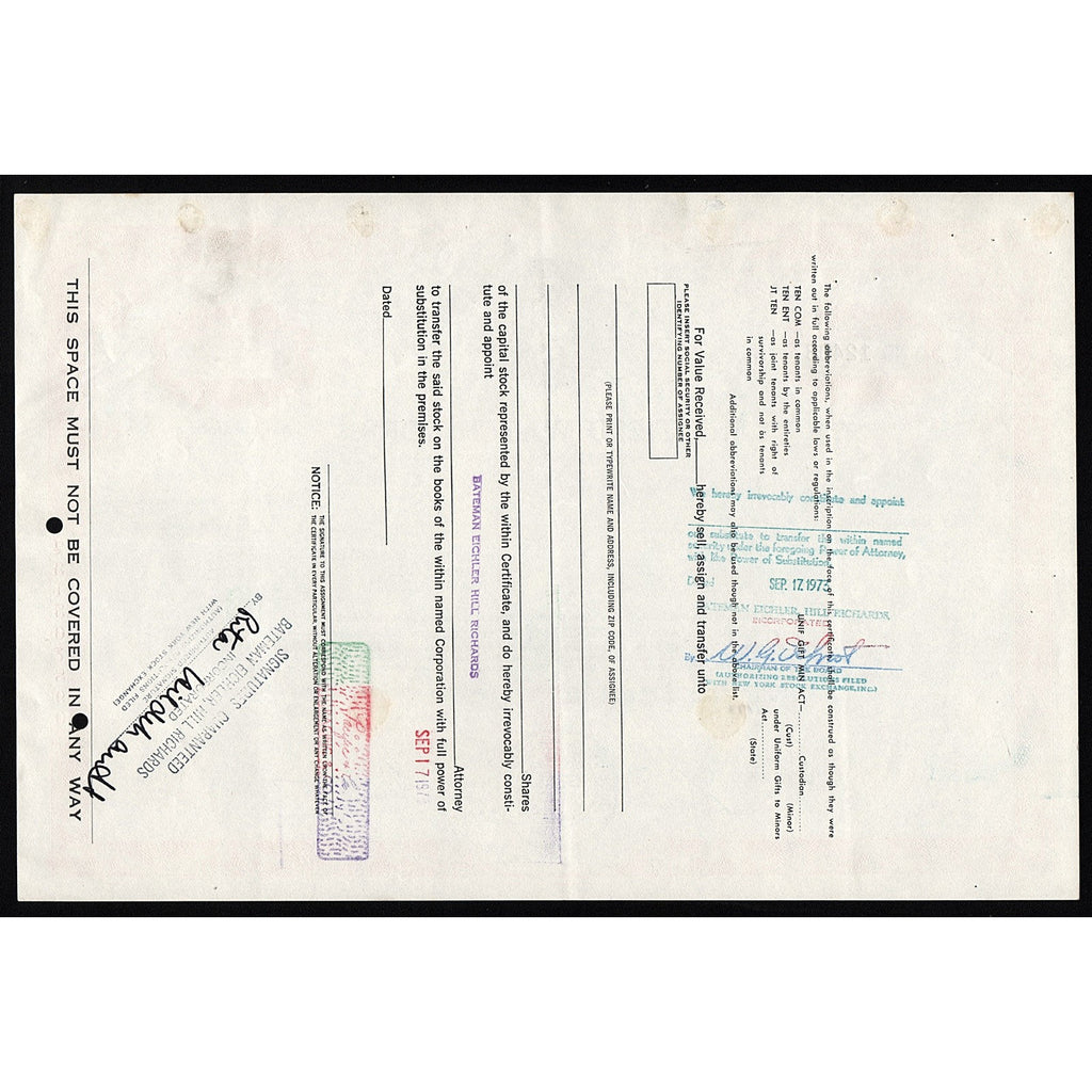 Sheffield Watch Corp.