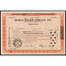 Benrus Watch Company, Inc. Stock Certificate