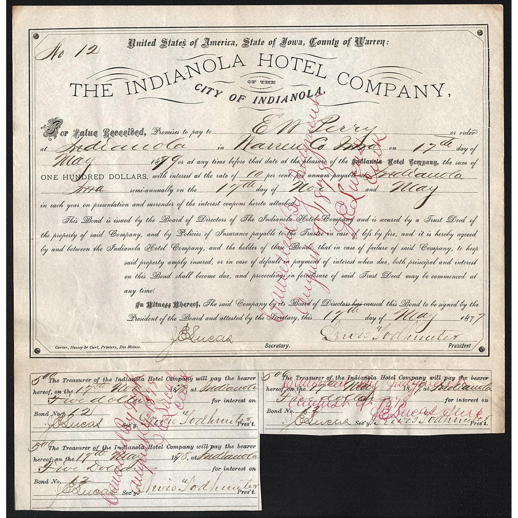 The Indianola Hotel Company