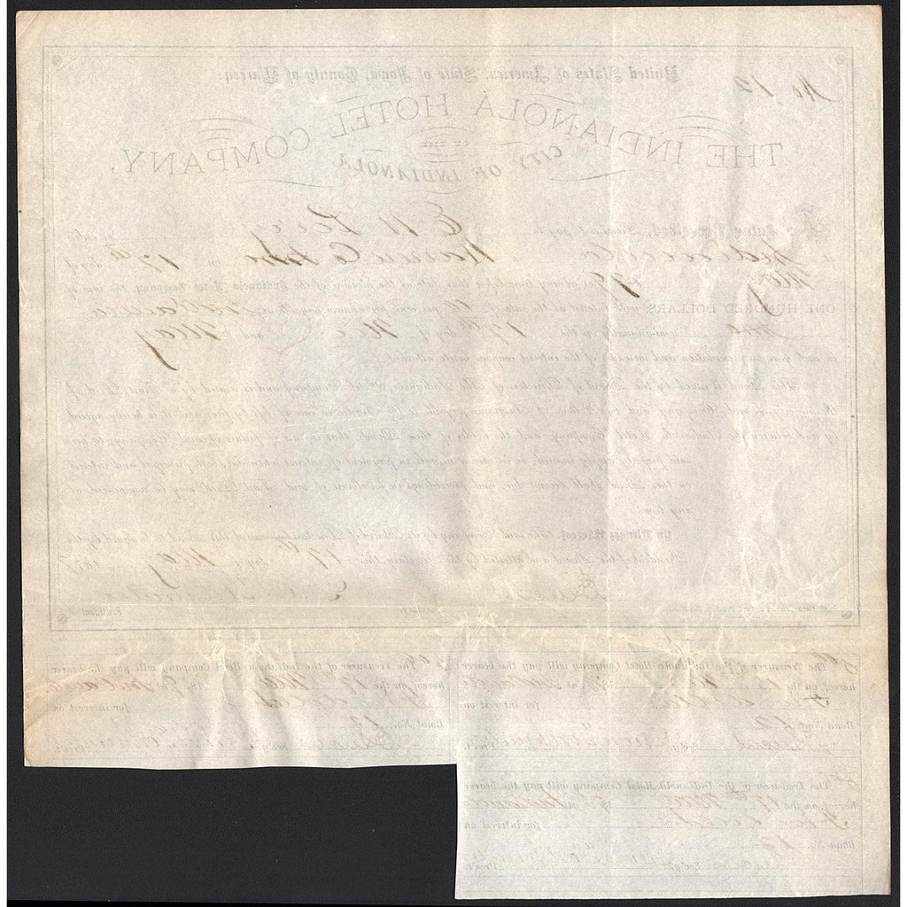 The Indianola Hotel Company