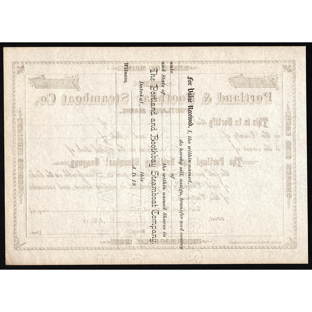 The Portland & Boothbay Steamboat Company