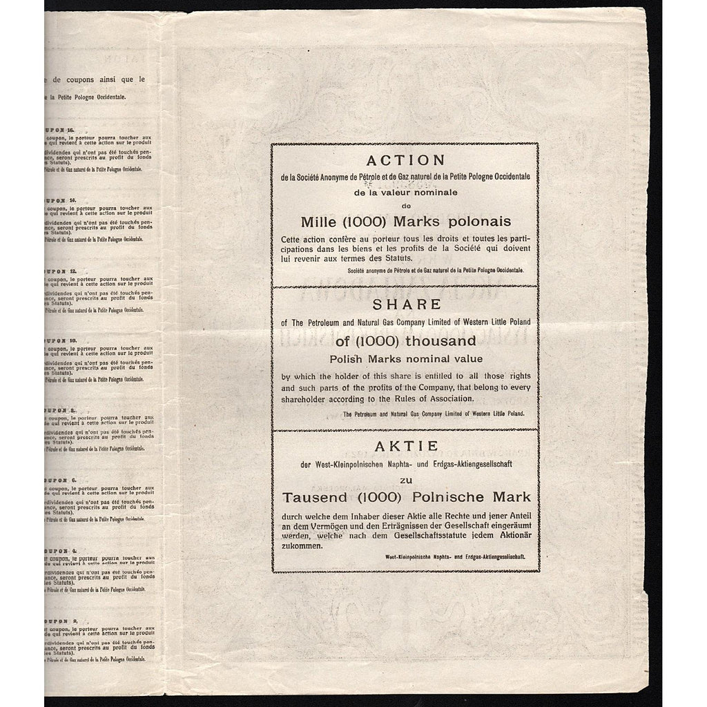 Zachodnio-Malopolska, Akcyjna Spolka Naftowa I Gazowa W Krakowie