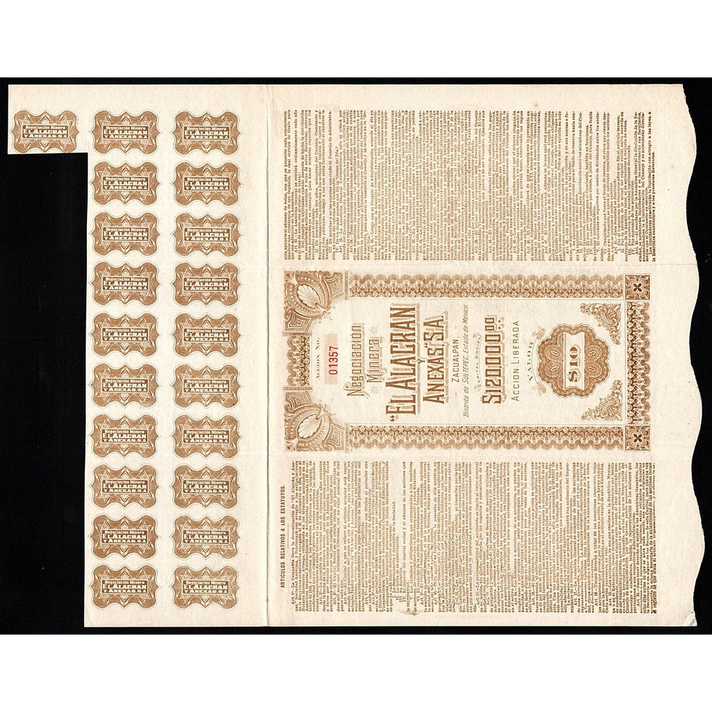 "El Alacran Y Anexas" Sociedad Anonima