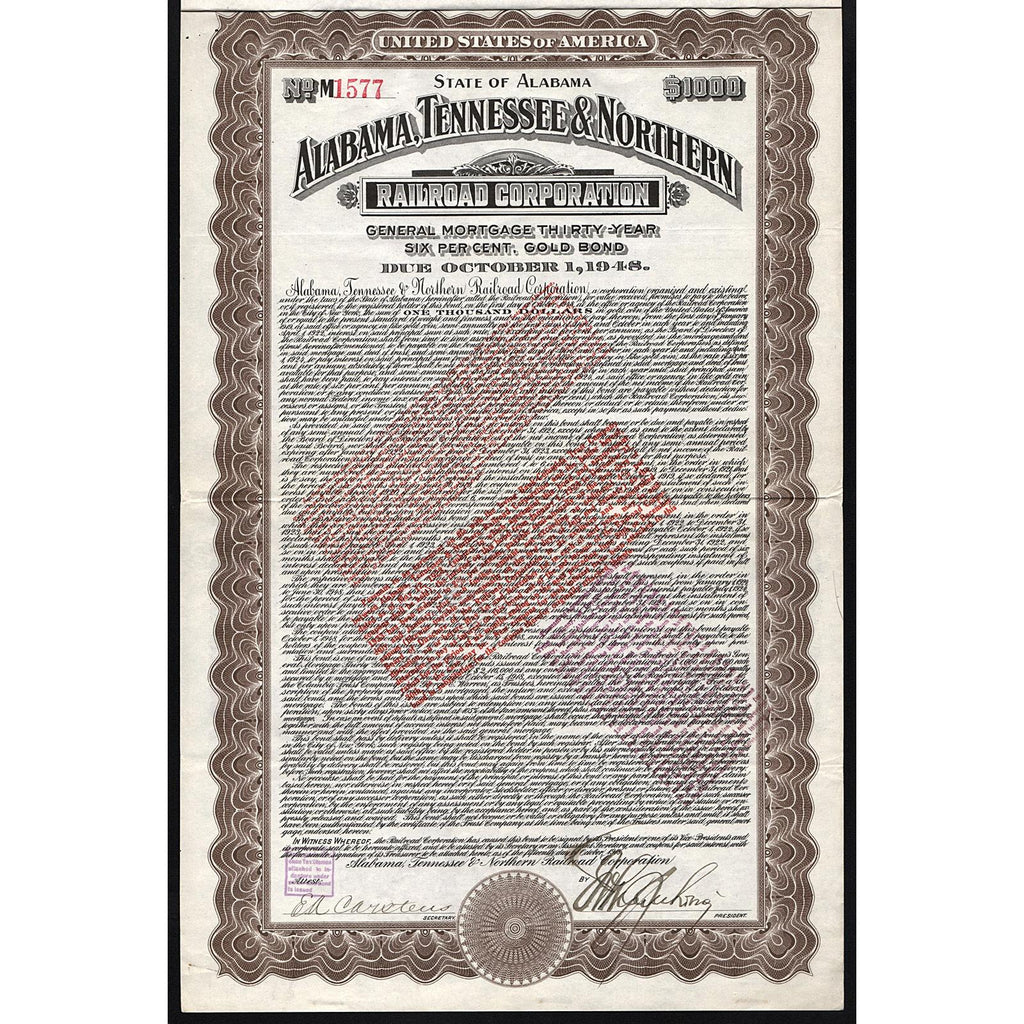 Alabama, Tennessee & Northern Railroad Corporation