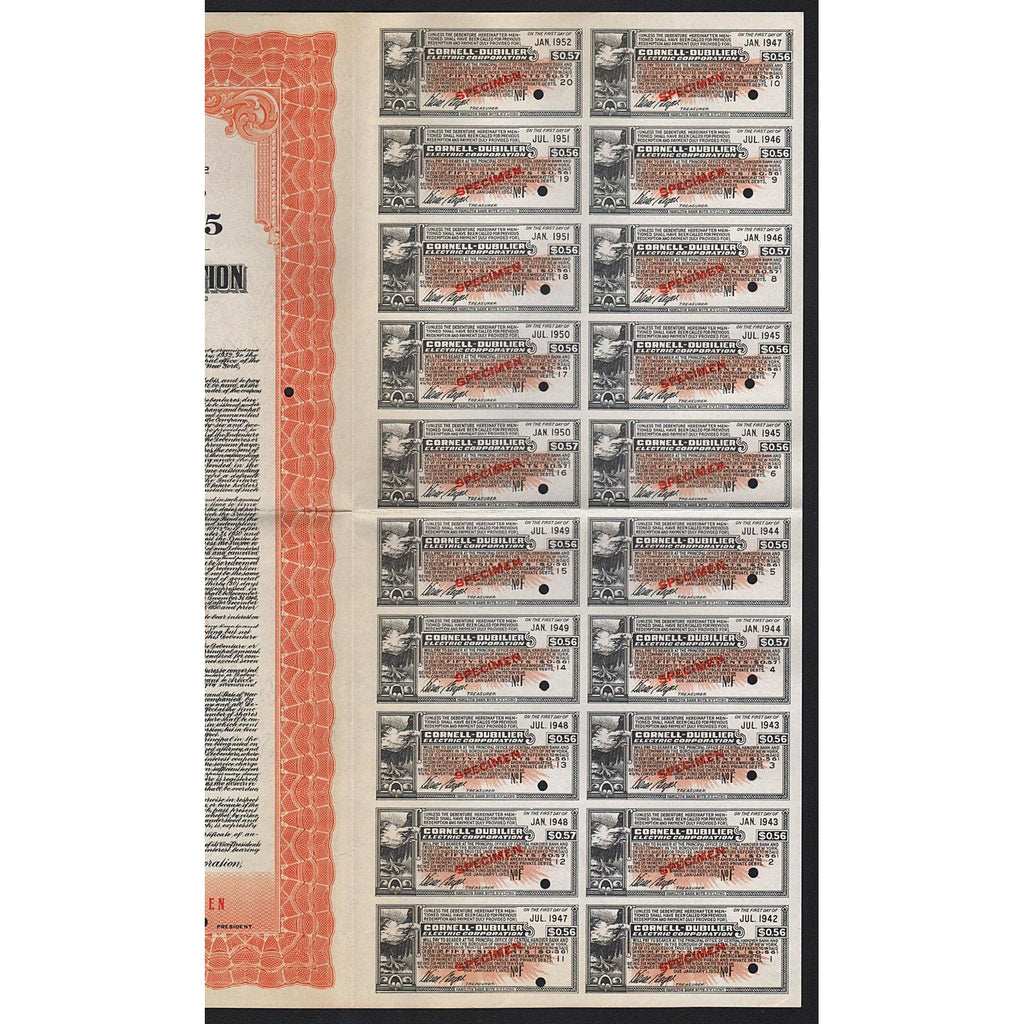 Cornell-Dubilier Electric Corporation (Specimen)