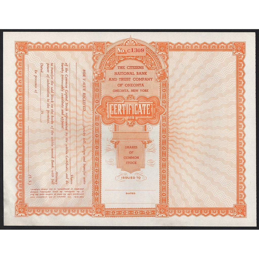 The Citizens National Bank and Trust Company of Oneonta