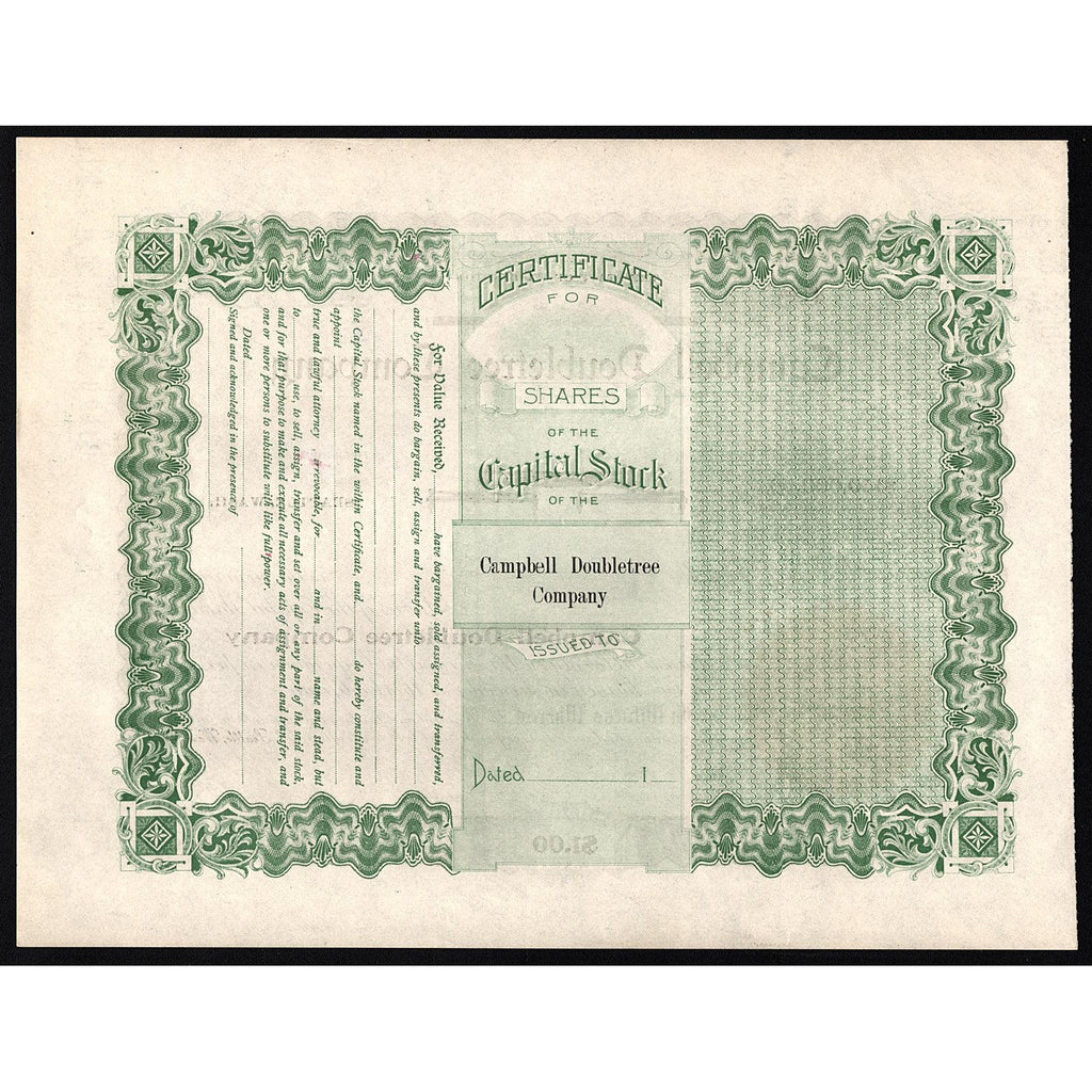 Campbell Doubletree Company (Horse Tree Harness Vignette)