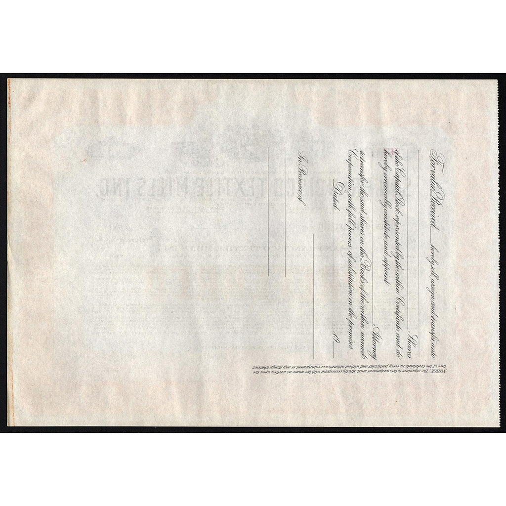 San Francisco Textile Mills Inc.