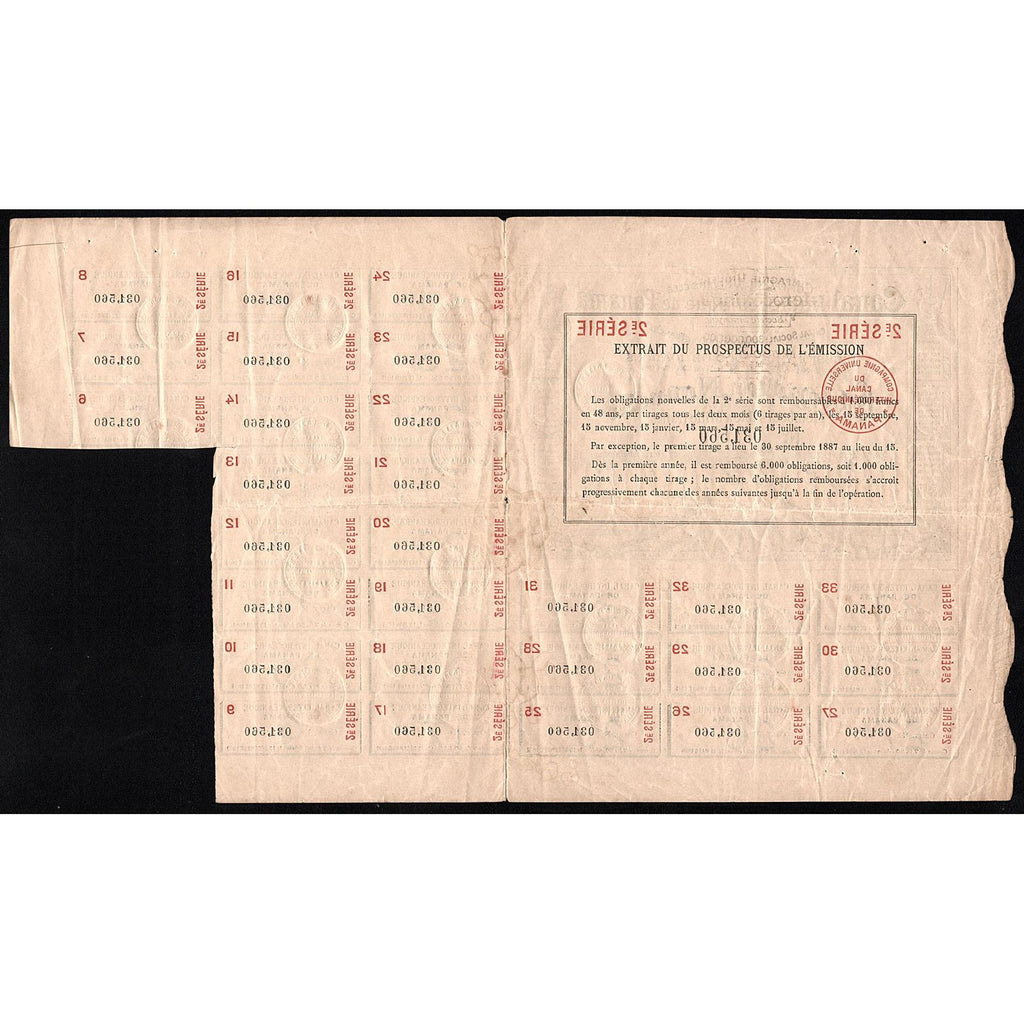 Compagnie Universelle du Canal Interoceanique de Panama, 2e. Serie