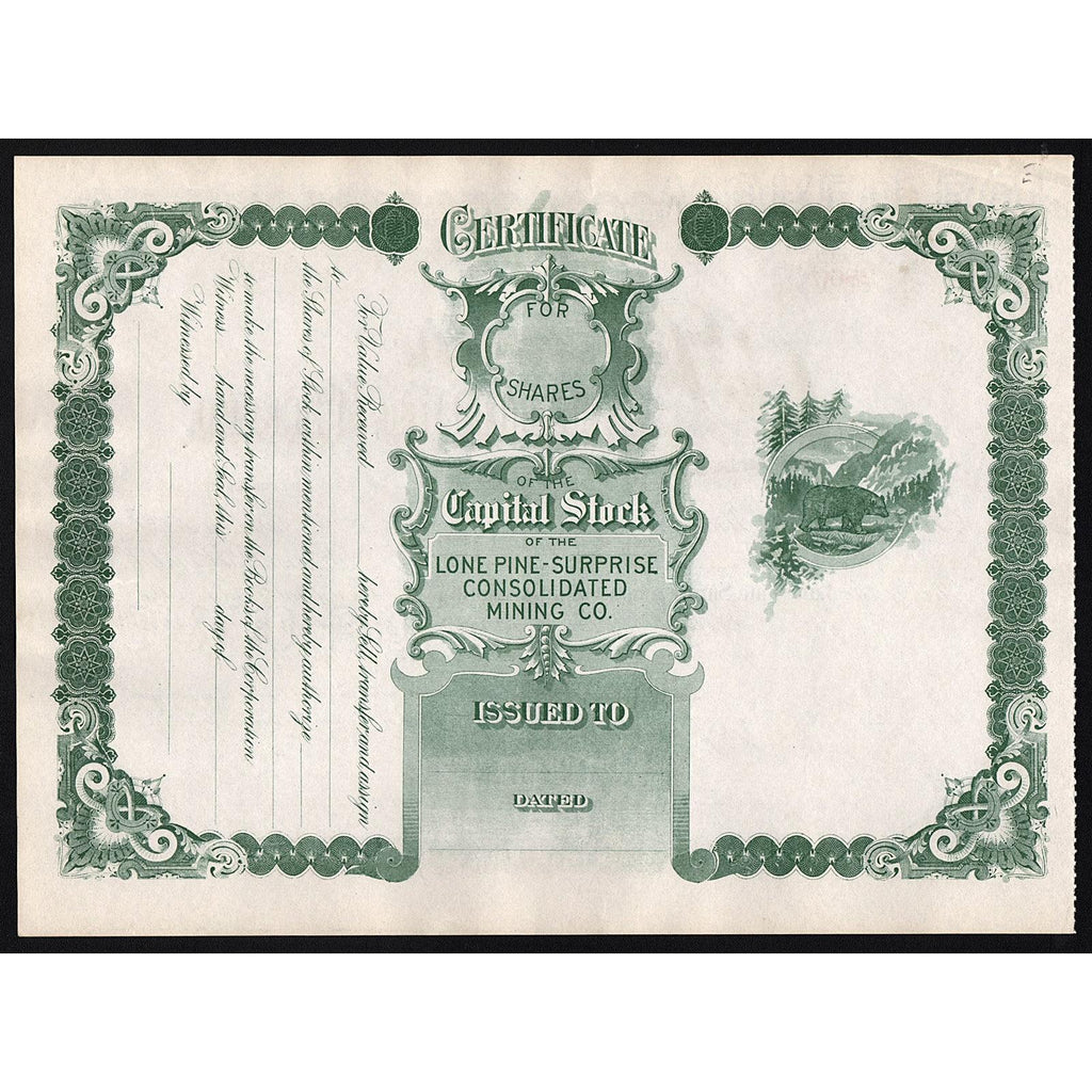 Lone Pine Surprise Consolidated Mining Co.