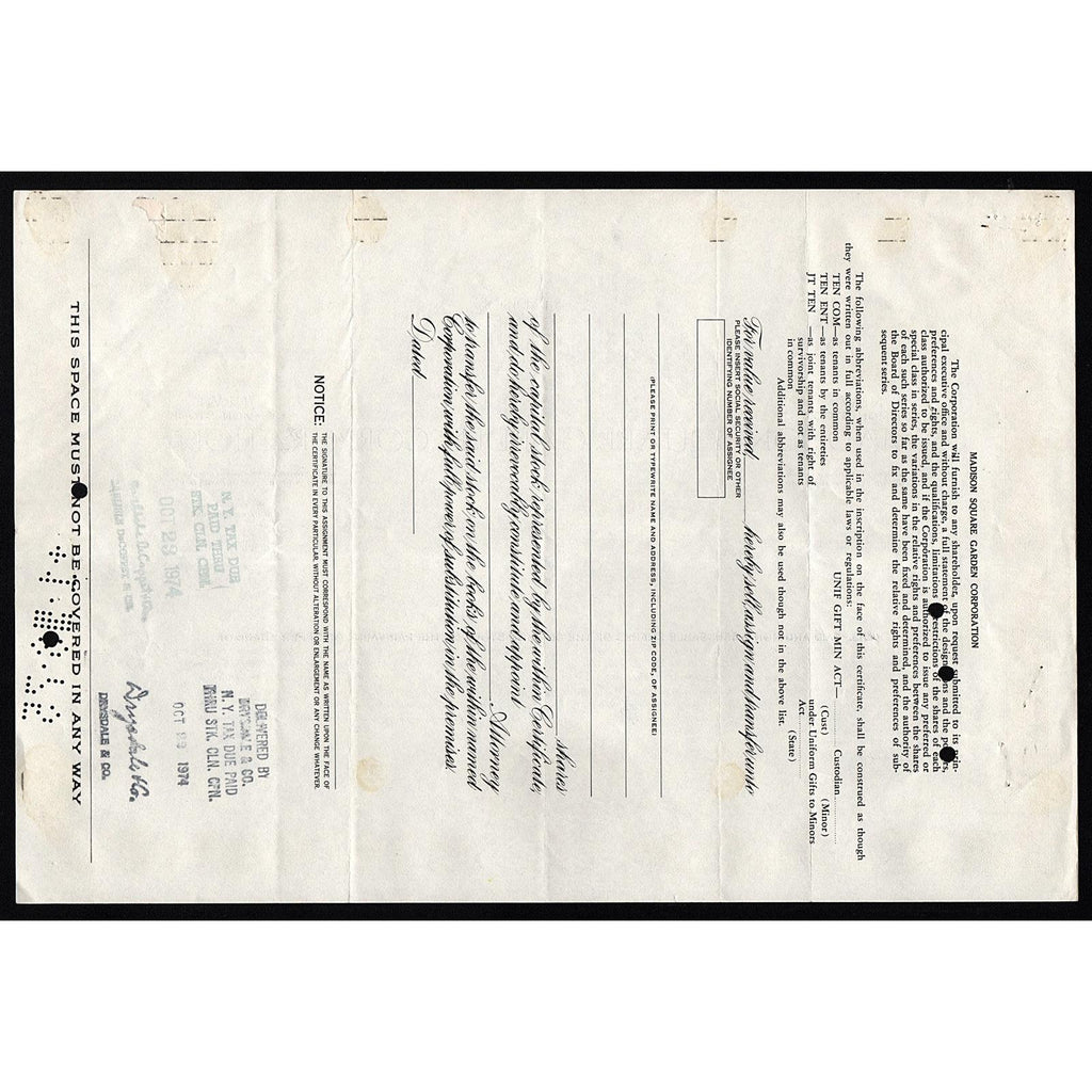 Madison Square Garden Corporation