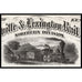 Vintage illustration of a steam locomotive with text about the Greenville & Lexington Rail Northern Division.