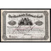The Merchants National Bank of Newark, N.J. Stock Certificate