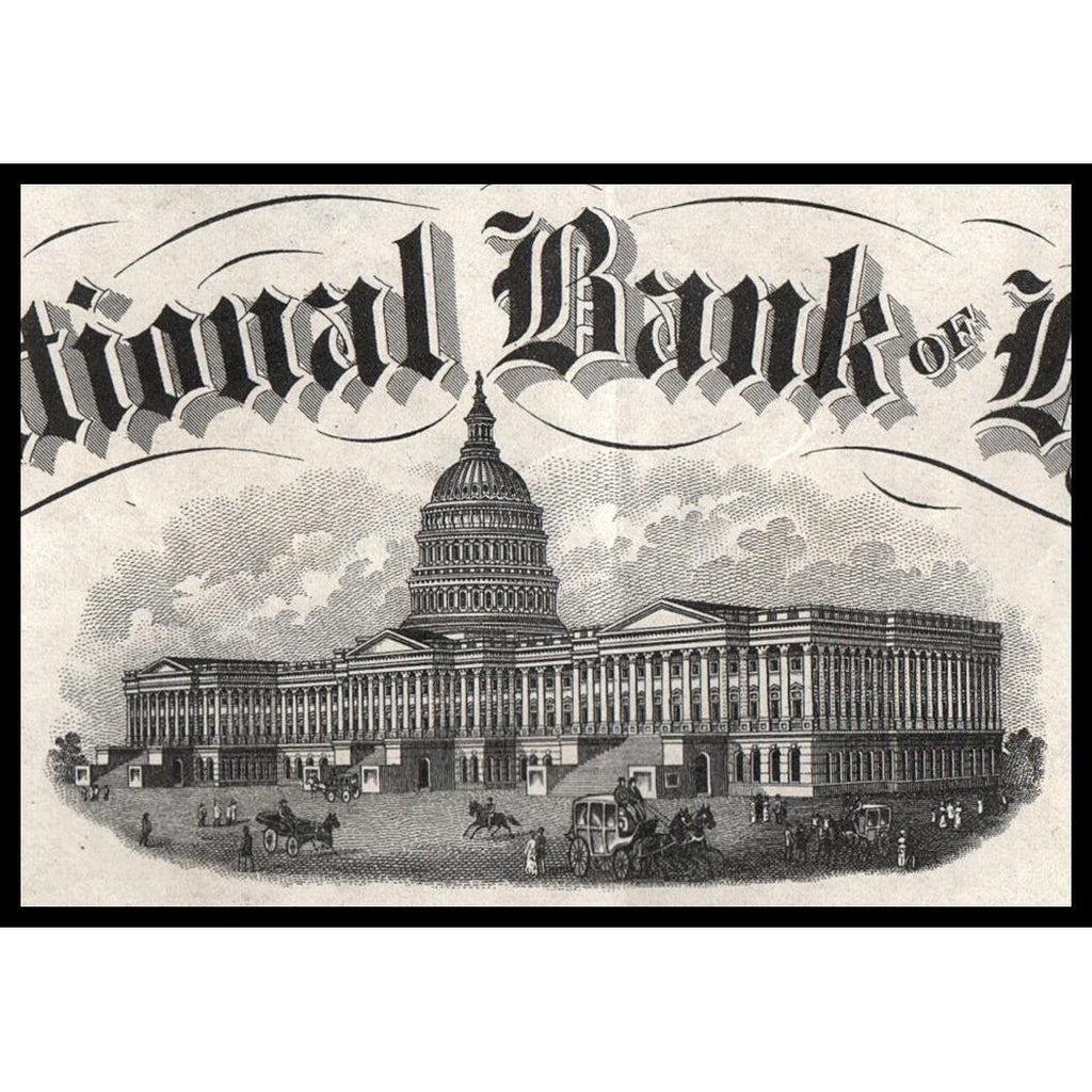 Vintage illustration of the U.S. Capitol building