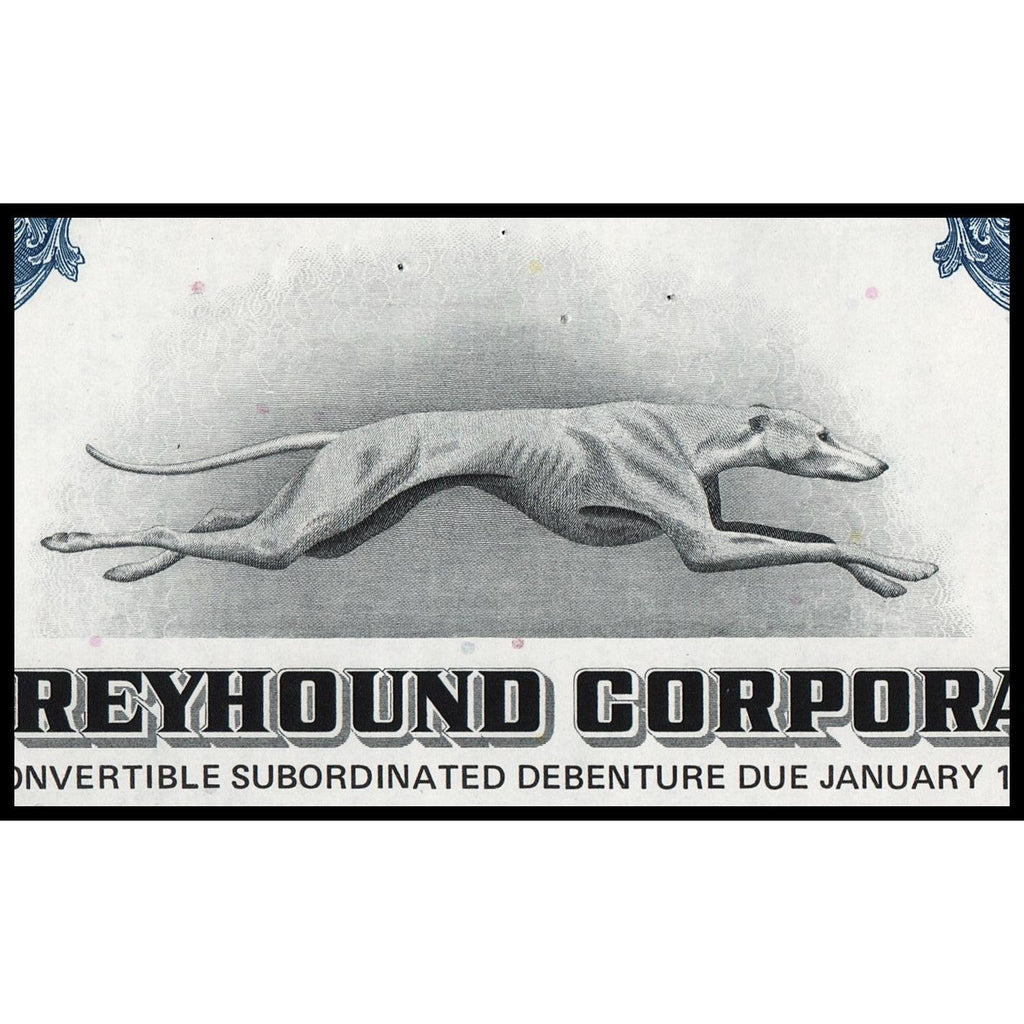The Greyhound Corporation Bond Certificate