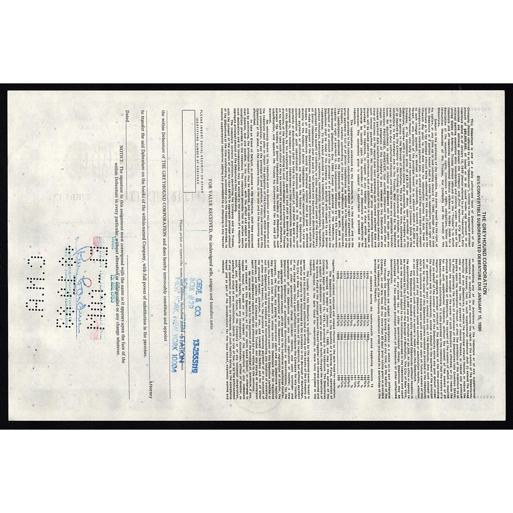 The Greyhound Corporation