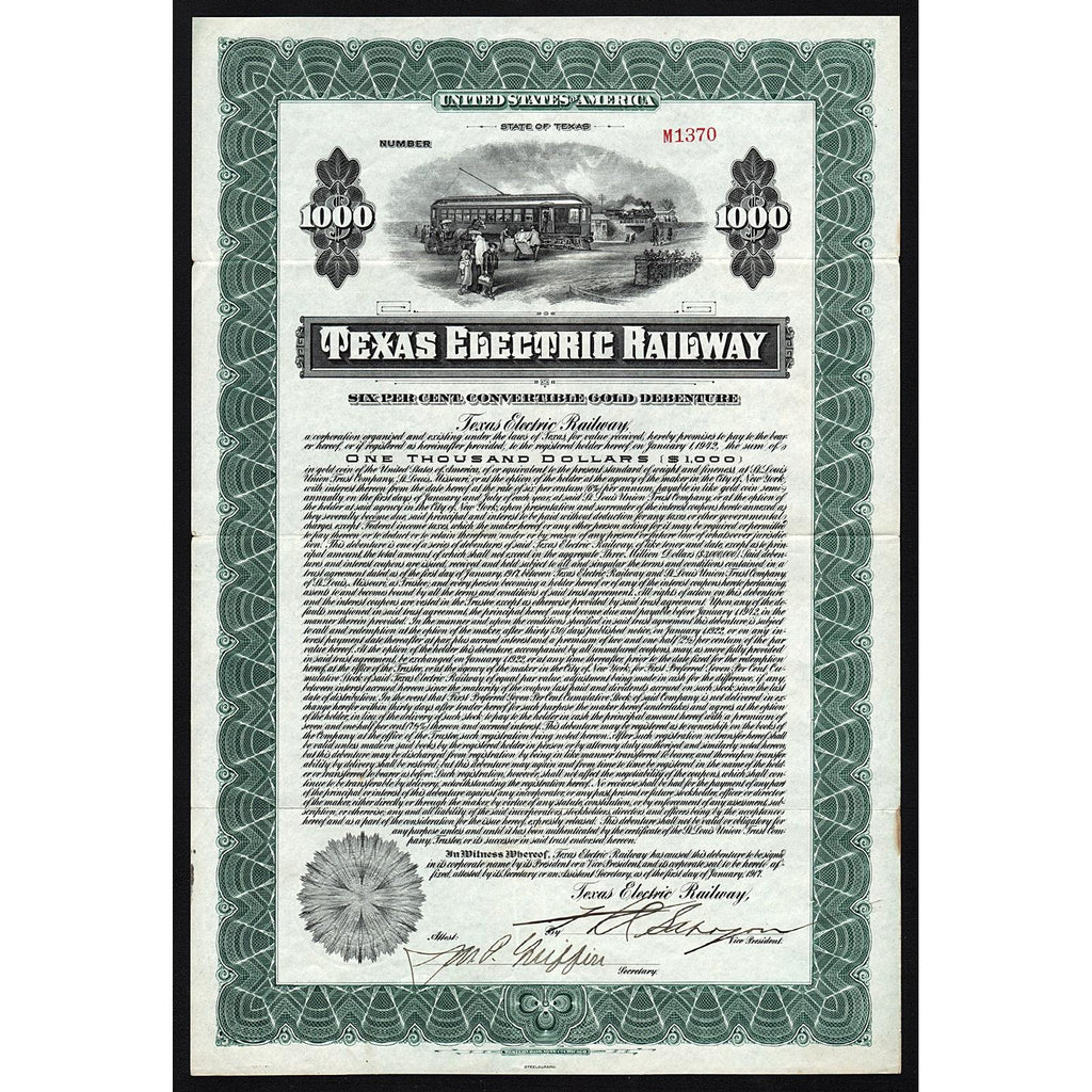 Texas Electric Railway 1917