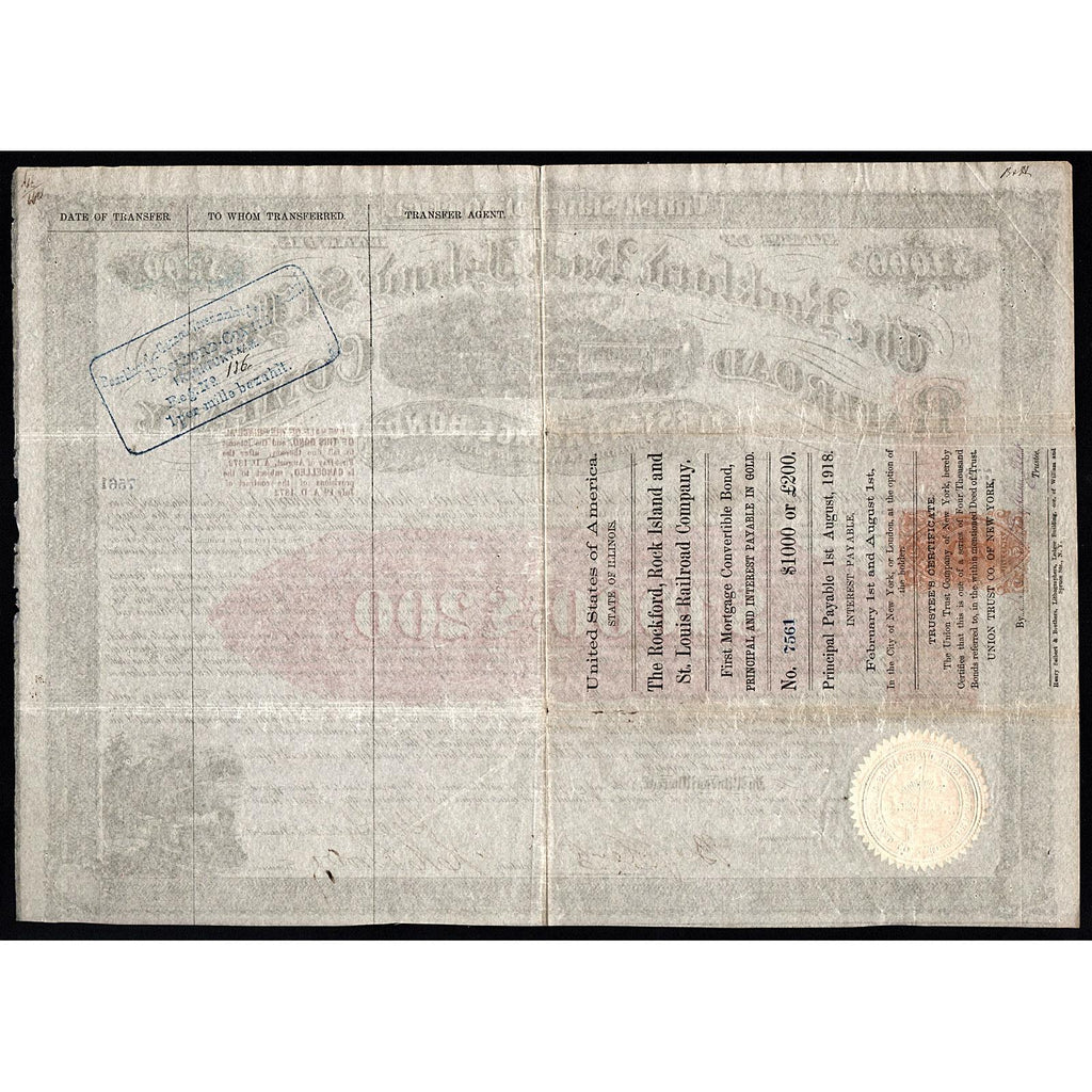 The Rockford, Rock Island and St. Louis Railroad Company