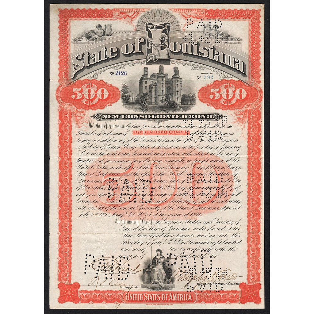 State of Louisiana Bond