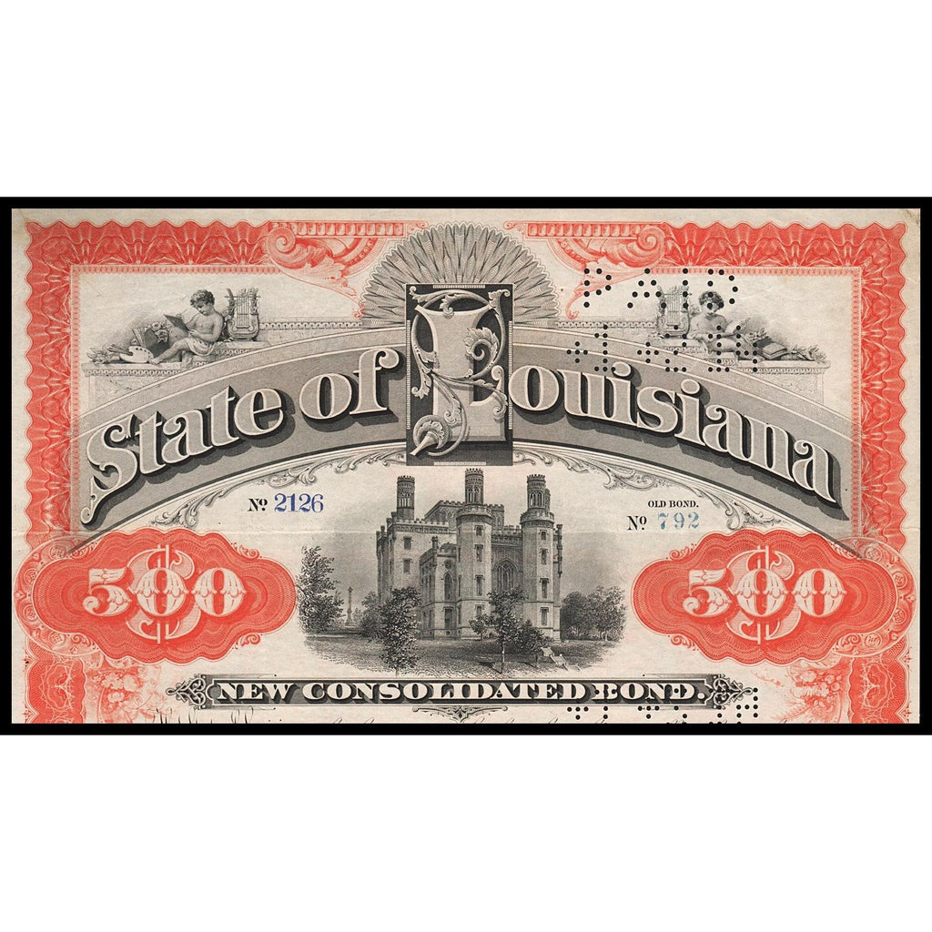 State of Louisiana $500 Bond