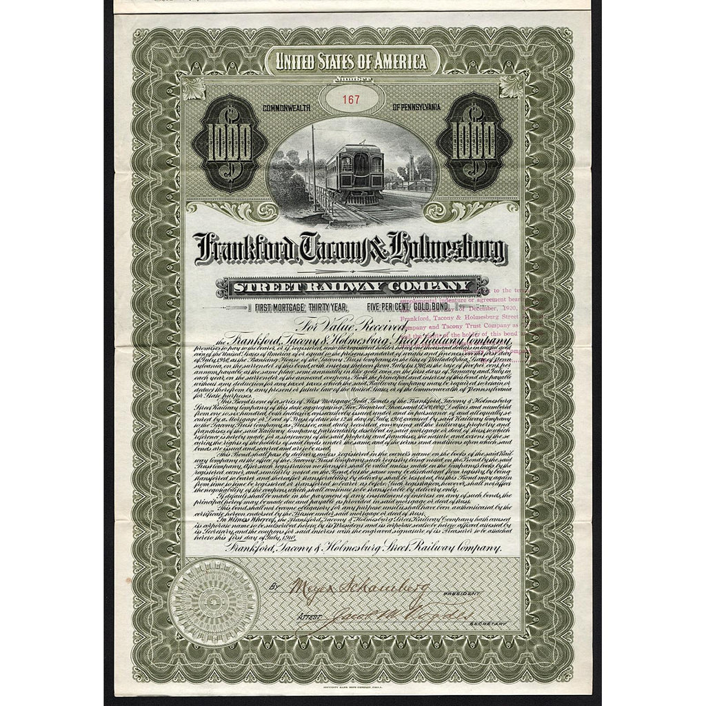 Frankford, Tacony & Holmesburg Street Railway Company