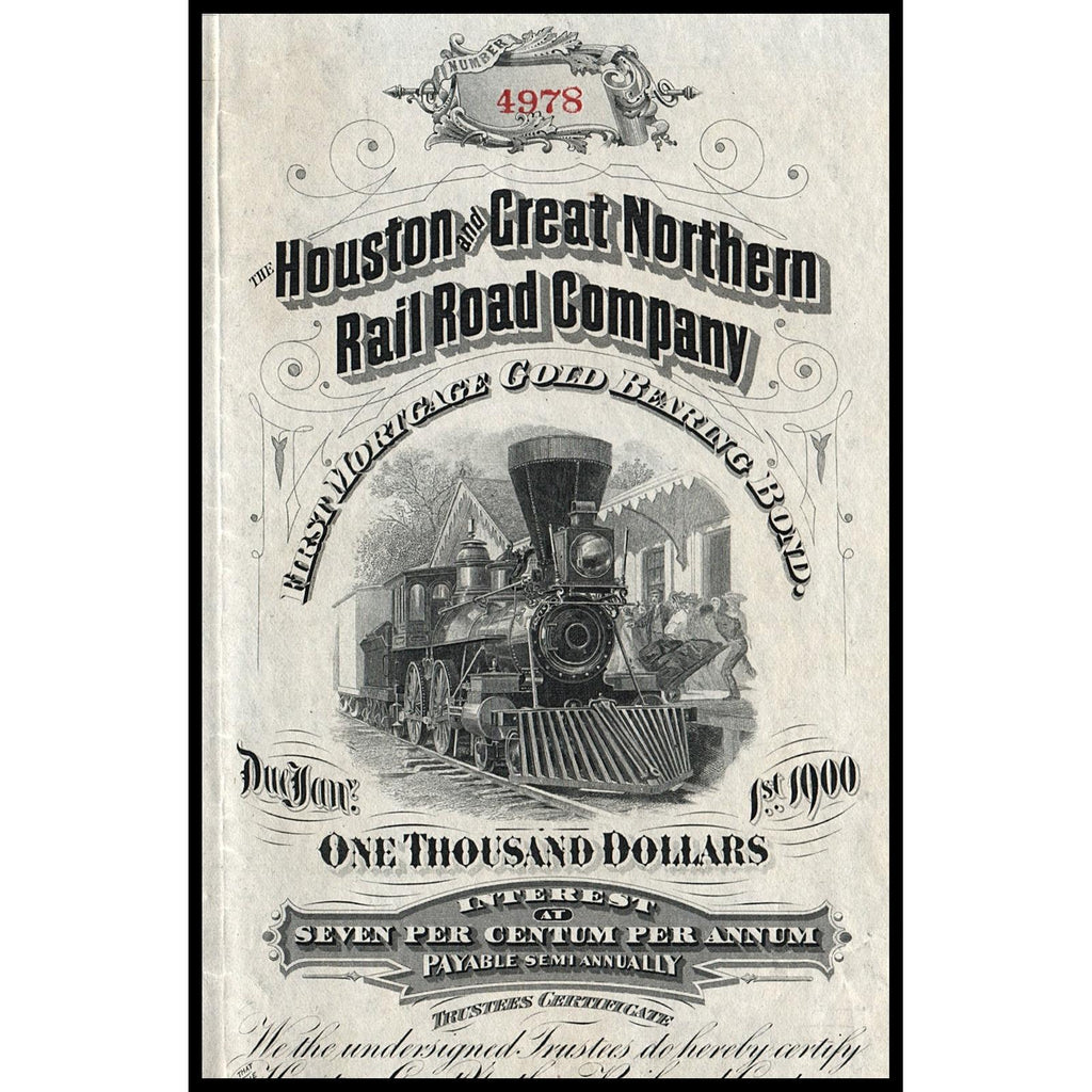 The Houston and Great Northern Railroad Co. of Texas