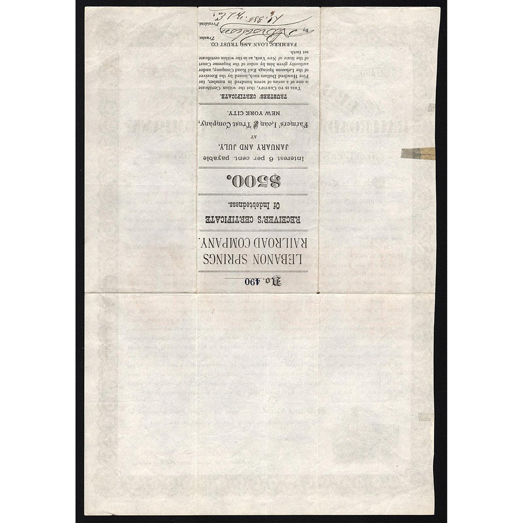 Lebanon Springs Railroad Company