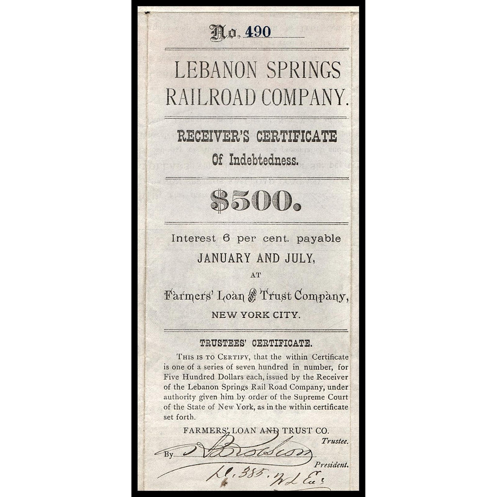 Lebanon Springs Railroad Company