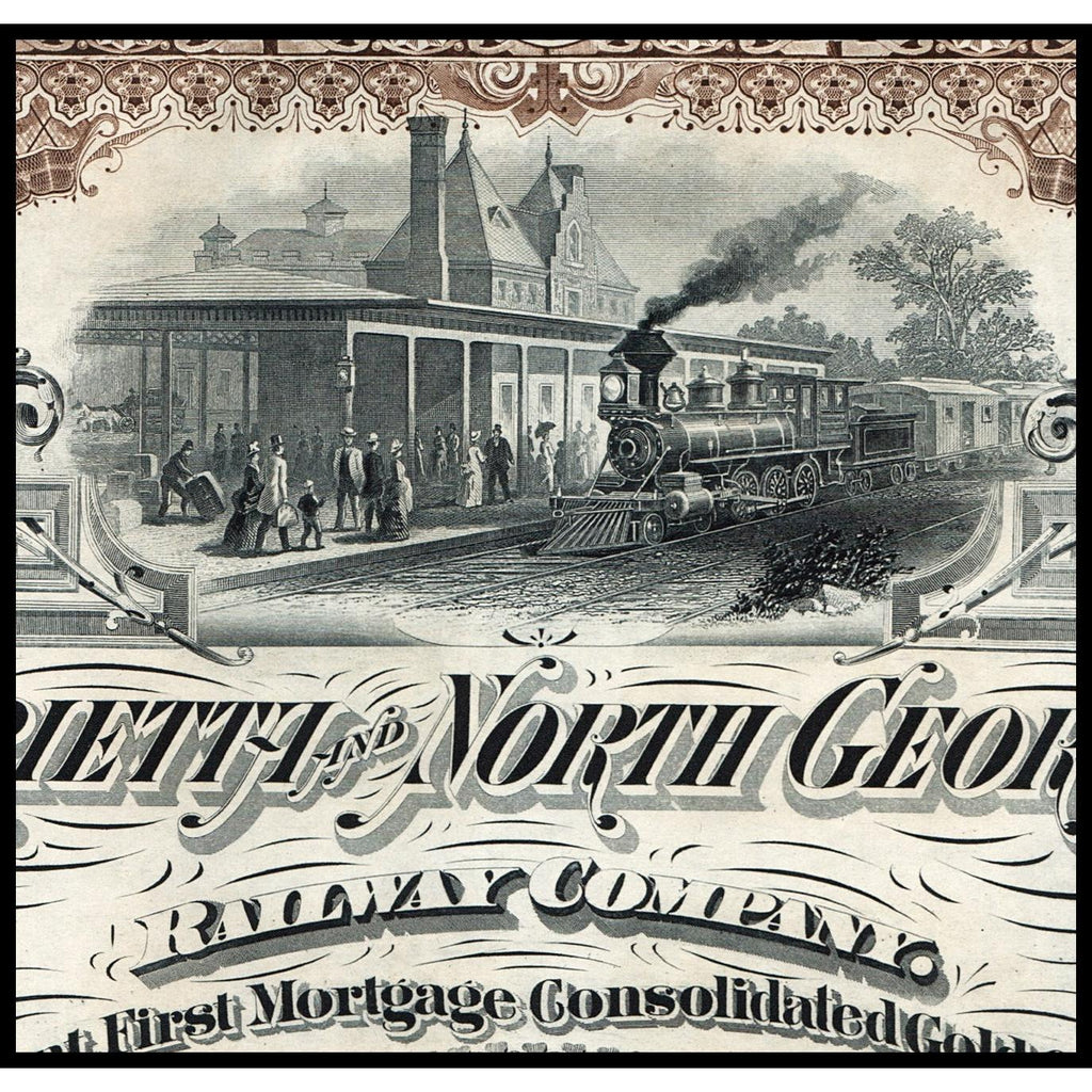 Marietta and North Georgia Railroad Company Gold Bond