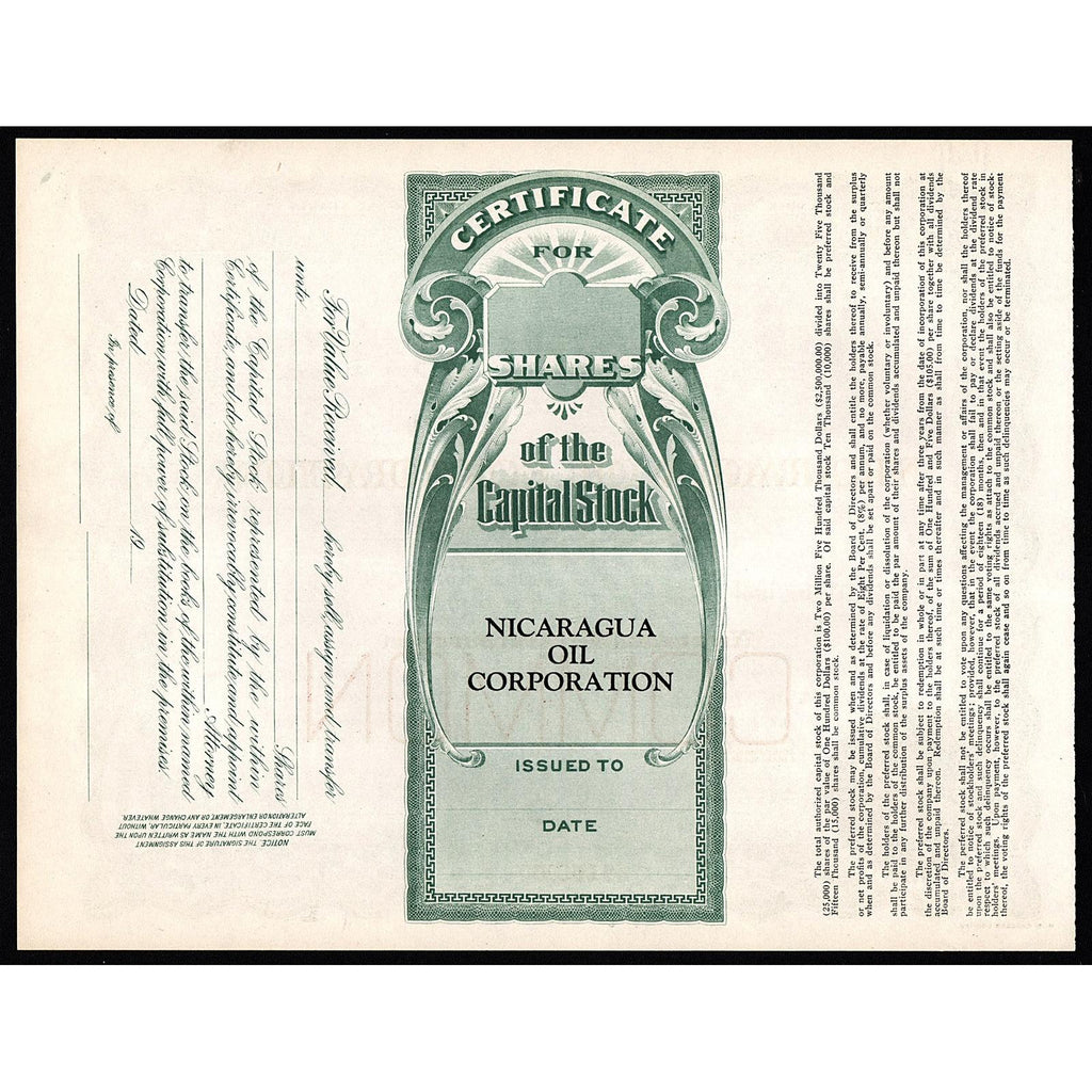 Nicaragua Oil Corporation