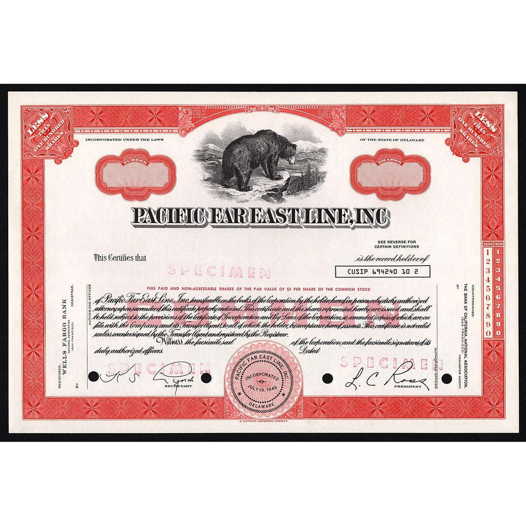 Pacific Far East Line, Inc.